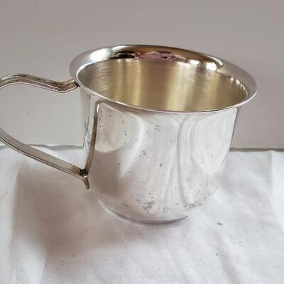 Silver Plate Leonard sippy cup baby
