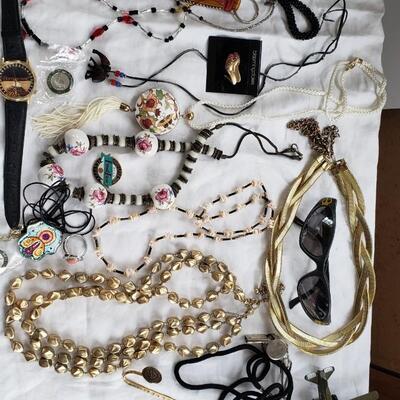 Treasure chest of costume jewelry