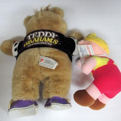 Lot of Misc Plush, WDP Pinocchio, Teddy Grahams Teddy Bear, TY Mini TRex, More