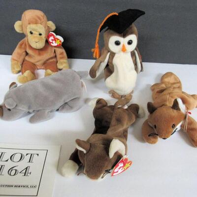 Lot of Mixed TY Beanie Babies