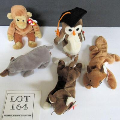 Lot of Mixed TY Beanie Babies