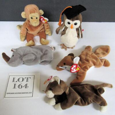 Lot of Mixed TY Beanie Babies