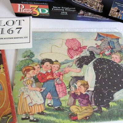 Lot of Vintage and Modern Puzzles