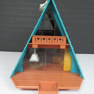 Nice Vintage Fisher Price Family A Frame Partial Set