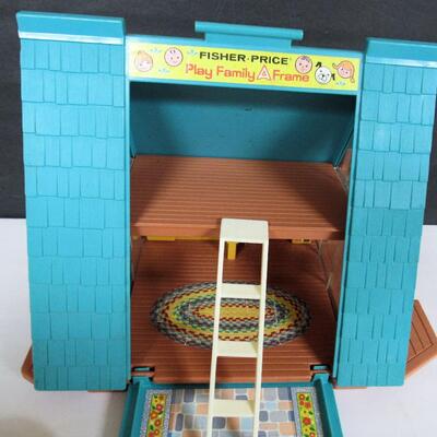 Nice Vintage Fisher Price Family A Frame Partial Set
