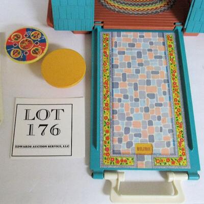 Nice Vintage Fisher Price Family A Frame Partial Set