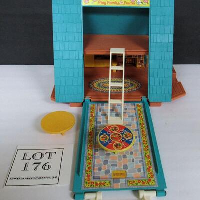 Nice Vintage Fisher Price Family A Frame Partial Set