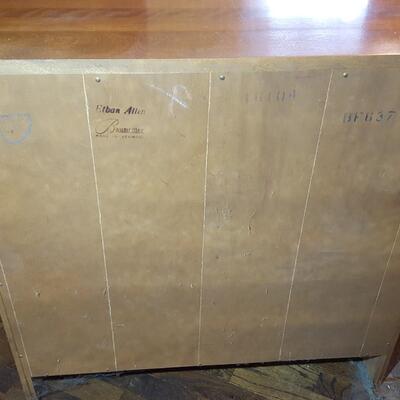 Ethan Allen Baumritter Solid Maple wood bookcase record albums case