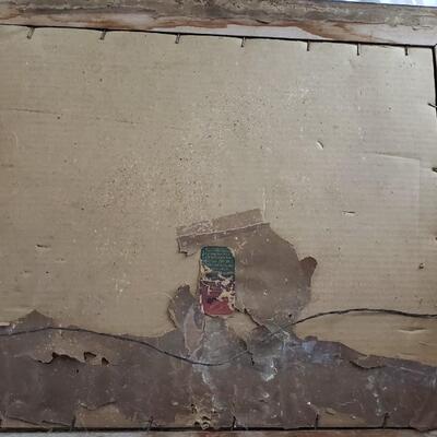 Old photo and frame