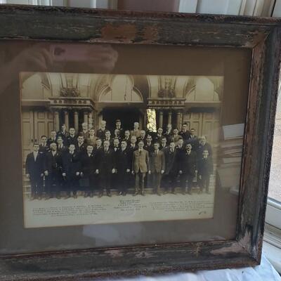 Old photo and frame