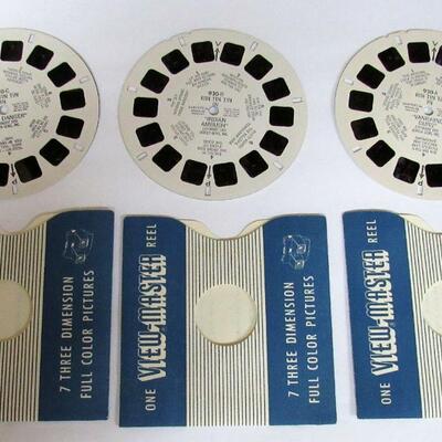 Vintage View Master Viewer, Case and a Few Reel Packs, Rin Tin Tin, Hansel Gretel, More