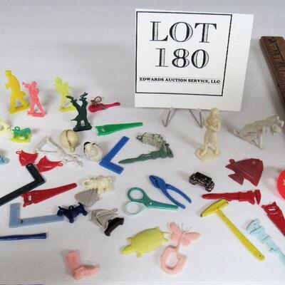 Large Lot of Vintage Cracker Jack Toys