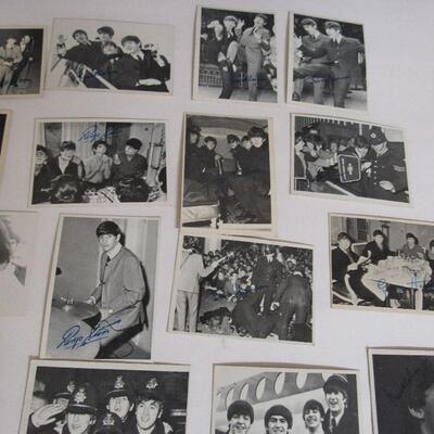 Lot of Vintage Beatles Cards, 3rd Series #116-165, Some Have Printed Signatures on Them, Read Description