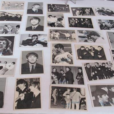 Lot of Vintage Beatles Cards, 3rd Series #116-165, Some Have Printed Signatures on Them, Read Description