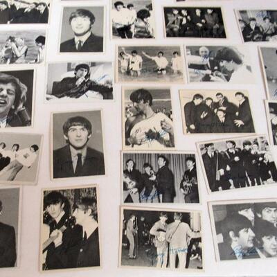 Lot of Vintage Beatles Cards, 3rd Series #116-165, Some Have Printed Signatures on Them, Read Description