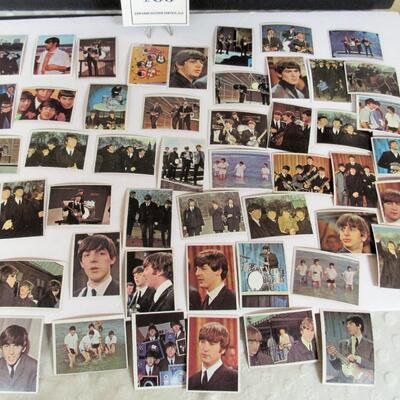 Lot of Vintage Colored Beatles Cards, Read Description