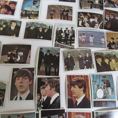 Lot of Vintage Colored Beatles Cards, Read Description