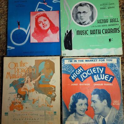 Sheet music lot 4