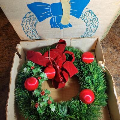 Vintage Christmas wreath