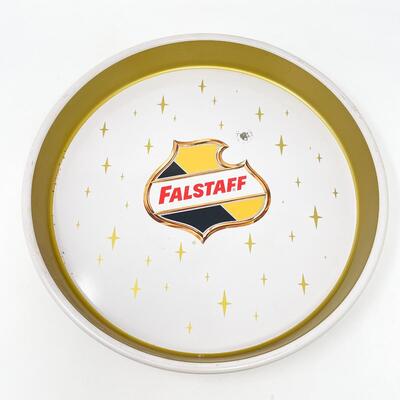 VINTAGE 13â€ FALSTAFF BEER METAL TRAY