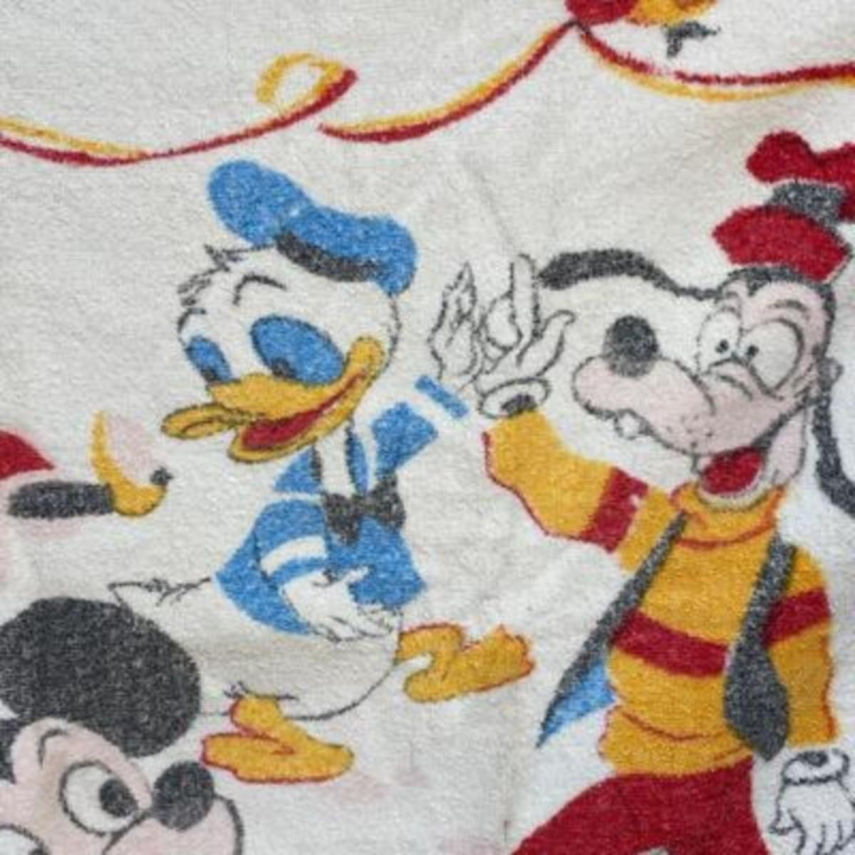 Vintage Wamsutta Heritage Disney Children's Bath Towels Set of 4 Mickey  Mouse Minnie Goofy Donald Duck