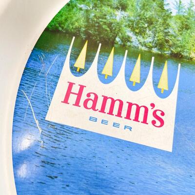 VINTAGE 13â€ HAMMâ€™S BEER METAL TRAY
