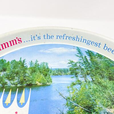 VINTAGE 13â€ HAMMâ€™S BEER METAL TRAY