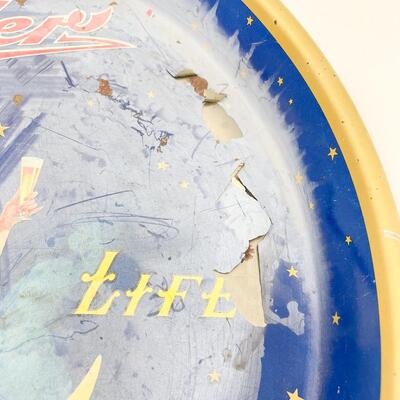 VINTAGE 13â€ MILLER HIGH LIFE BEER TRAY