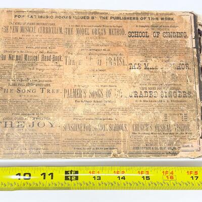 19TH CENTURY â€œTHE JOY!â€ BY P. P. BLISS MUSIC BOOK