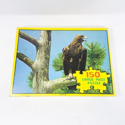 UNOPENED VINTAGE 150 PIECE BALD EAGLE PUZZLE