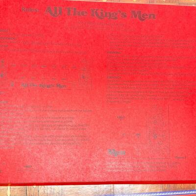 â€œALL THE KINGâ€™S MENâ€ 2 PLAYER STRATEGY BOARD GAME