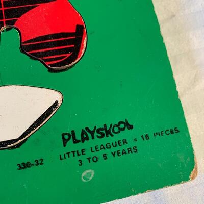 Vintage Playskool Wood Childrenâ€™s Puzzles