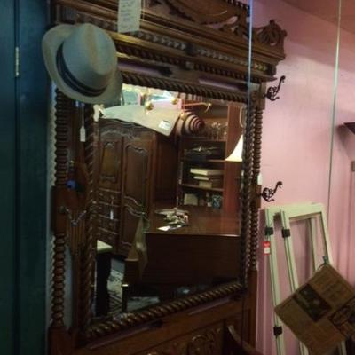 Antique  Oak Tree Hall