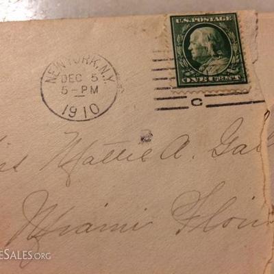 Antique Fifteen Stamps 1 cents &2 cents with envelopes