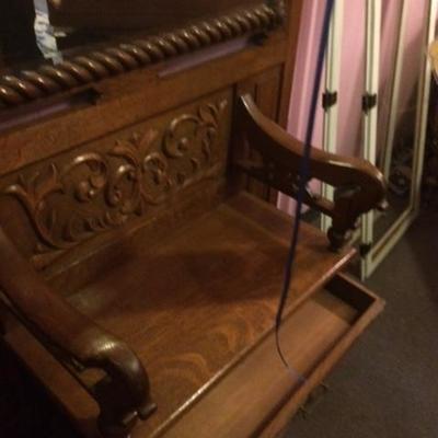 Antique  Oak Tree Hall