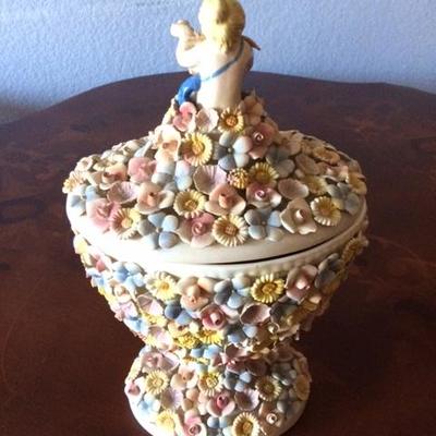 Rare Antique Large Schneeballen Vase