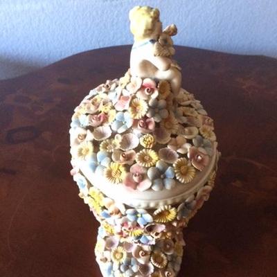 Rare Antique Large Schneeballen Vase