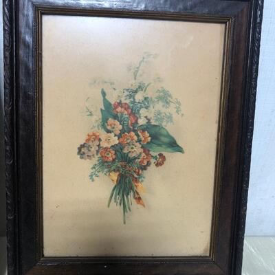 Antique flower prints