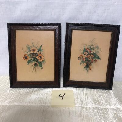 Antique flower prints