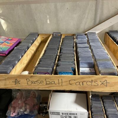 Huge 1980s baseball card lot