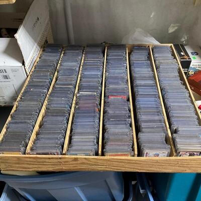 Huge 1980s baseball card lot