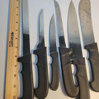 6 kitchen knives