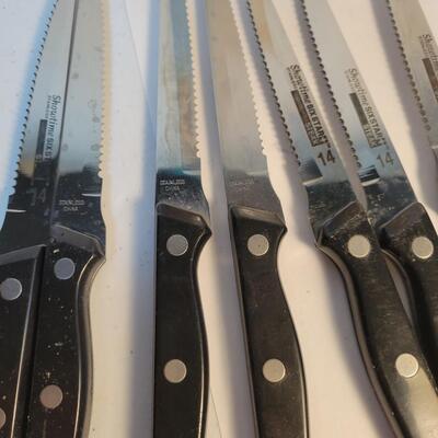 7 showtime stainless steel knives