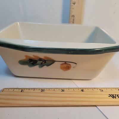 Cute mini loaf ceramic dish