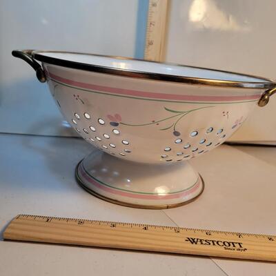 Metal caulender with Brass handles