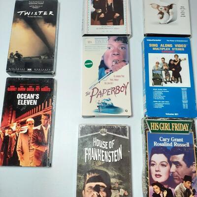 Lot of 8 VHS tapes