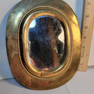 very cool brass mirror Handcrafted