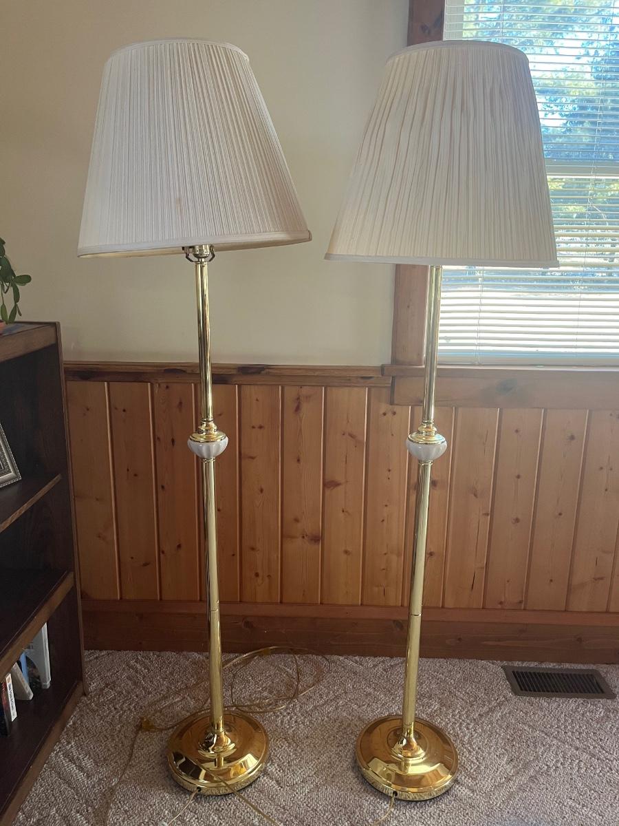 LOT 51C Matching Floor Lamps