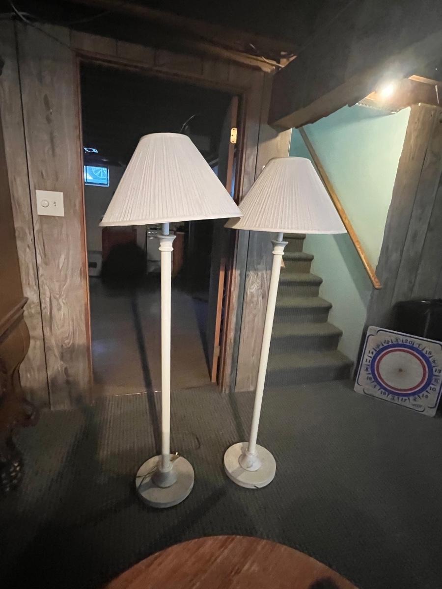 LOT 108C Set of 2 Floor Lamps