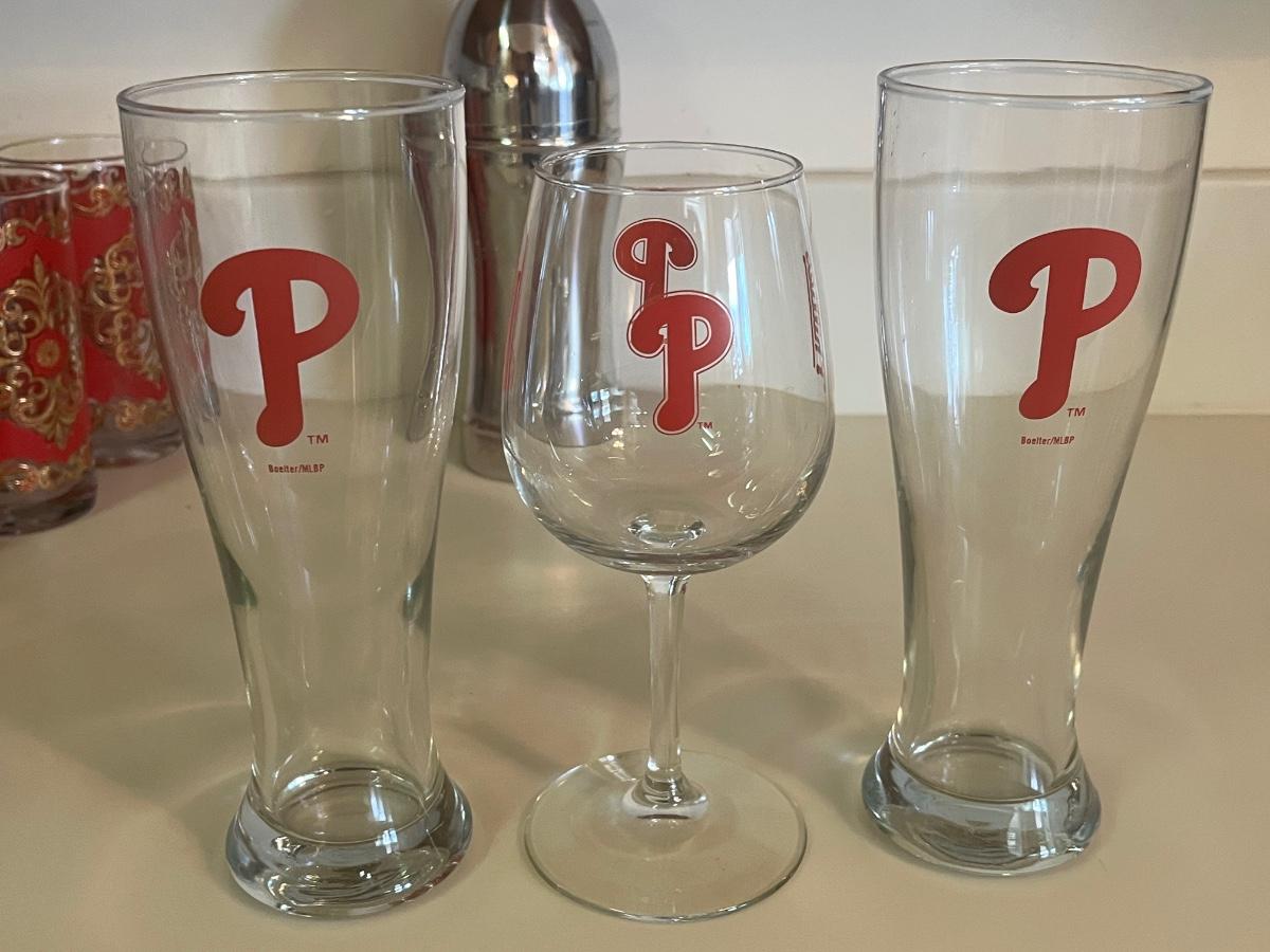 LOT 113C Vintage Bar Glasses, Mortar & Pestle and More